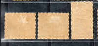Inde 1957 Centenaire des universités indiennes Bombay Calcutta Madras Phila-327-29 MNH