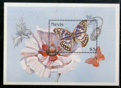 Nevis 1997 Japanese Emperor Butterflies Moth Insect Sc 1019 M/s MNH # 5793