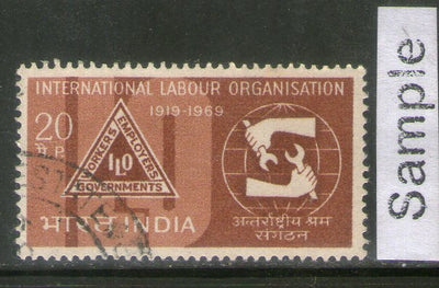 India 1969 ILO Labour Organization Phila-486 Used Stamp