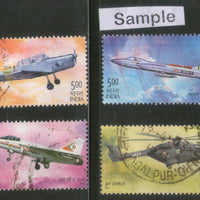 India 2003 Aero India Aviation Aeroplane Phila-1953a 4v Used Stamp Set