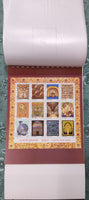 India 2017 Splendors of India Ancient Art Sculpture Painting 12 M/s Table Calendar MNH # 13194