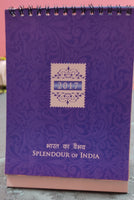 India 2017 Splendors of India Ancient Art Sculpture Painting 12 M/s Table Calendar MNH # 13194