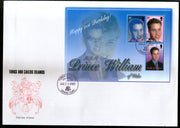 Turks & Caicos Islands 2003 Prince William Sc 1414 Sheetlet FDC # 15199