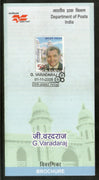 India 2006 G. Varadaraj Phila-2215 Cancelled Folder
