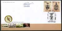 India 2017 Survey of India Map Logo Measuring Instrument 2v Set FDC - Phil India Stamps