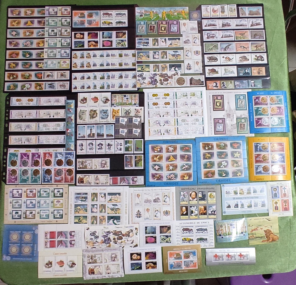 A Collection of 375 MNH stamps on diff. popular themes from diff. countries # 10028
