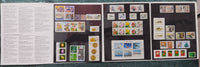 Sweden 2001 Year Pack of 69 Stamps Folder including Flower Dogs Aeroplane Birds Joints Issue Fishes MNH # 10106