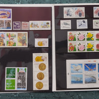 Sweden 2001 Year Pack of 69 Stamps Folder including Flower Dogs Aeroplane Birds Joints Issue Fishes MNH # 10106