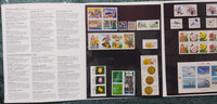 Sweden 2001 Year Pack of 69 Stamps Folder including Flower Dogs Aeroplane Birds Joints Issue Fishes MNH # 10106