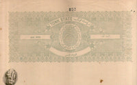 India Fiscal Tonk State 8 As Coat of Arms Stamp Paper TYPE 40 KM 405 # 10302D