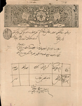 India Fiscal Tonk State 4 As Coat of Arms Stamp Paper TYPE 75 KM 754 # 10307E