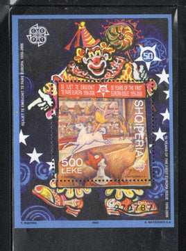 Albania 2005 Circus Joker Clown M/s Sc 2763 MNH # 1036