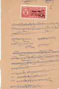 India Fiscal Thikana Bhindar O/P on Mewar State 1An Court Fee Revenue # 10558C