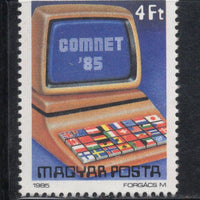 Hungary 1985 Computer Sciences Conference Flags 1v MH # 1080