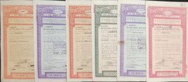 India Fiscal 6 diff West Bengal Electricity Board Bond Upto Rs. 100000 Used # 10893
