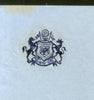 India Kotda Sangani State Blank Crested Letter Sheet Size 8.50" x 10.5" # 10932N