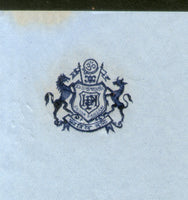 India Kotda Sangani State Blank Crested Letter Sheet Size 8.50" x 10.5" # 10932N