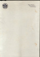 India Kotda Sangani State Blank Crested Letter Sheet Size 8.25" x 13.5" # 10932Q