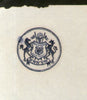 India Kotda Sangani State Blank Crested Letter Sheet Size 8.25" x 13.5" # 10932Q