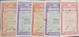 India Fiscal 5 diff West Bengal Electricity Board Bond Upto Rs. 100000 Used # 10948