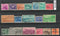India 1955’s Plan 2nd Definitive Series 18v Complete set Used Stamps # 109