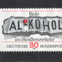Germany 1982 Don’t Drink & Drive Road Safety Sc 1376 Mint without Gum # 1122