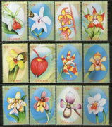 Gambia 2001 Orchids Flowers Insect Sc 2401 12v MNH # 1162