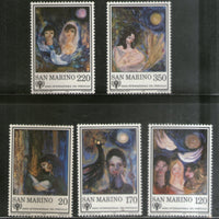 San Marino 1979 IYC Paintings 5v MNH # 1239