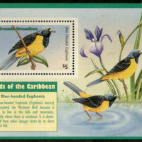 Grenada 1995 Blue Hooded Euphonia Birds Wildlife Sc 1761 M/s MNH # 12517