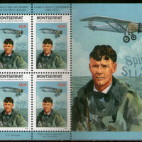 Montserrat 1998 Charles Lindbergh US Aviator Sc 943 Sheetlet MNH # 12531
