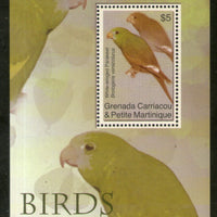 Grenada 2007 Parakeet Parrot Birds Wildlife Sc 2669 M/s MNH # 12535