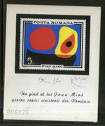 Romania 1970 Joan Miro Painting Sc 2217 M/s MNH # 12600