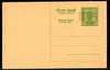 India 1966 6np O/p on 5np Ashokan P-89 Post Card Postal Stationery # 12737