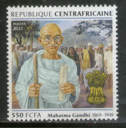 Central African Republic 2021 Mahatma Gandhi of India 1v MNH # 1275