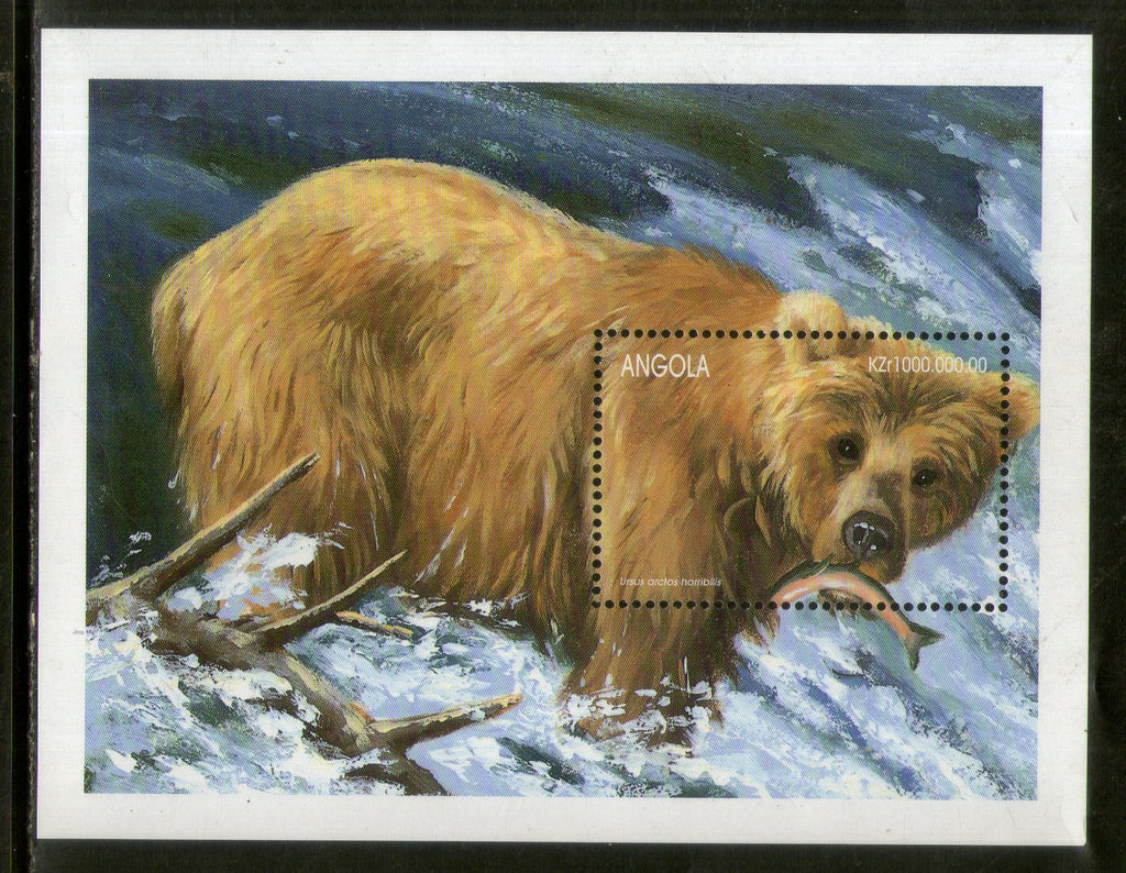 Angola 1999 Bear Wildlife Animals Sc 1066 M/s MNH # 12780