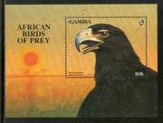 Gambia 1993 Birds of Prey Eagle Animal Wildlife Sc 1376 M/s MNH # 12795