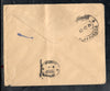 Travancore – Cochin State 1An Elephant Postal Stationery Envelope O/P P&T Used # 12865