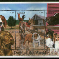 St. Vincent 1998 Breeds of Dogs Pet Animals Sc 2583 Sheetlet MNH # 12895