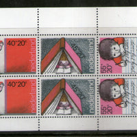 Netherlands 1978 Child Education Sc B550a Sheetlet MNH # 12905