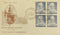 India 1961 15p Madan Mohan Malviya Phila-364 BLK/4 FDC # 12941