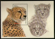 Angola 2000 Cheetah of India Wildlife Animal Sc 1135 M/s MNH # 12981