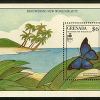 Grenada 1990 Giant Hairstreak Butterfly Insect Sc 1818 M/s MNH # 12995
