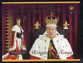 Tonga 2008 Coronation of Kings Tupou Sc 1146 M/s MNH # 13010