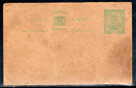 India 1925-26 KG V ½An Postal Stationary Post Card Jain-P36 Mint # 13176