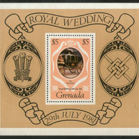 Grenada 1981 Diana Royal Wedding M/s MNH # 13224
