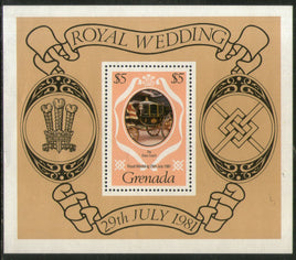 Grenada 1981 Diana Royal Wedding M/s MNH # 13224
