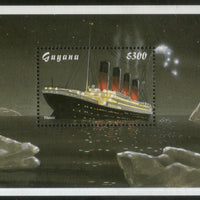 Guyana 1998 Titanic Ship Sc 3308 M/s MNH # 1329