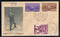 India 1953 Conquest of Mt. Everest Phila-308-9 Combination FDC # 13345