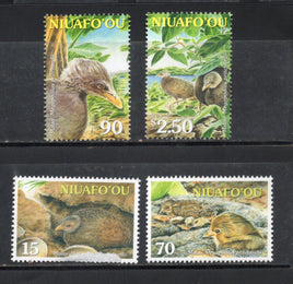 Niuafo’ou Tonga 2002 Megapode Birds Sc 241-44 MNH # 1372