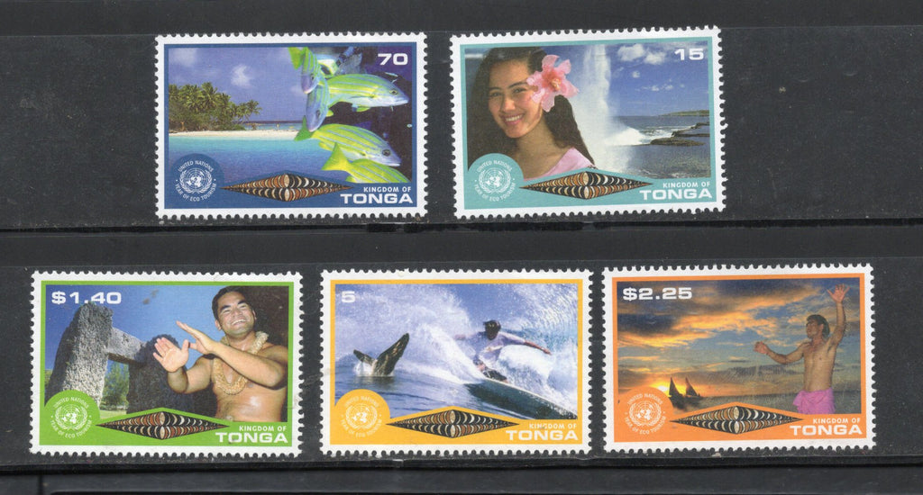 Tonga 2002 Intl. Year of Ecotourism Sc 1061-65 MNH # 1417
